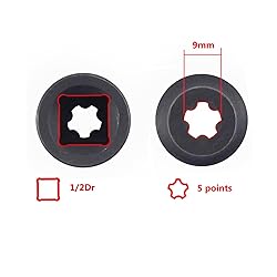 Five-Teeth Battery Cover Screw Socket Tool