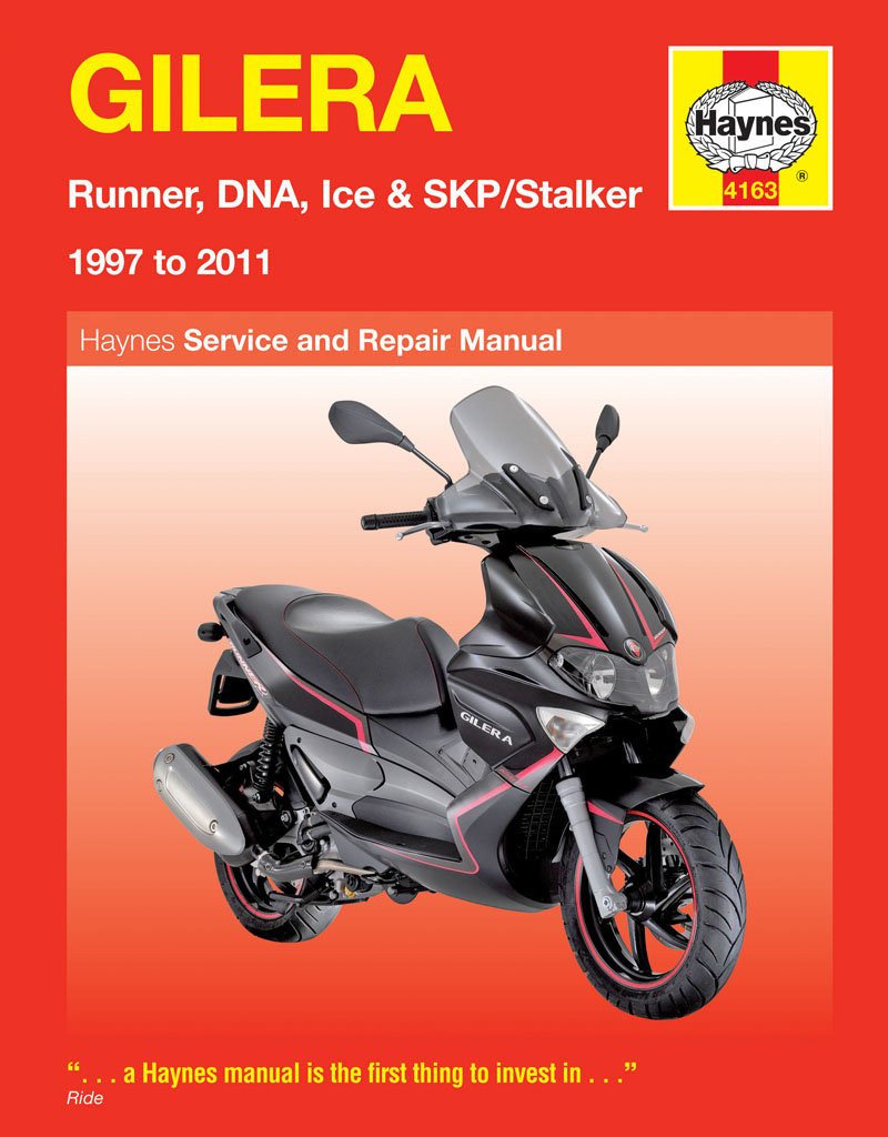 Gilera DNA 50 125 180 Repair Manual Haynes Service Manual Workshop Manual  2000-2008: