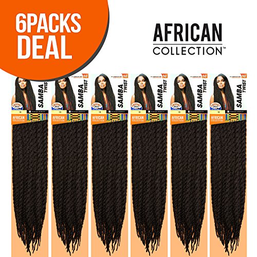 Sensationnel Synthetic Hair Crochet Braids Africa Samba Twist Braid 50