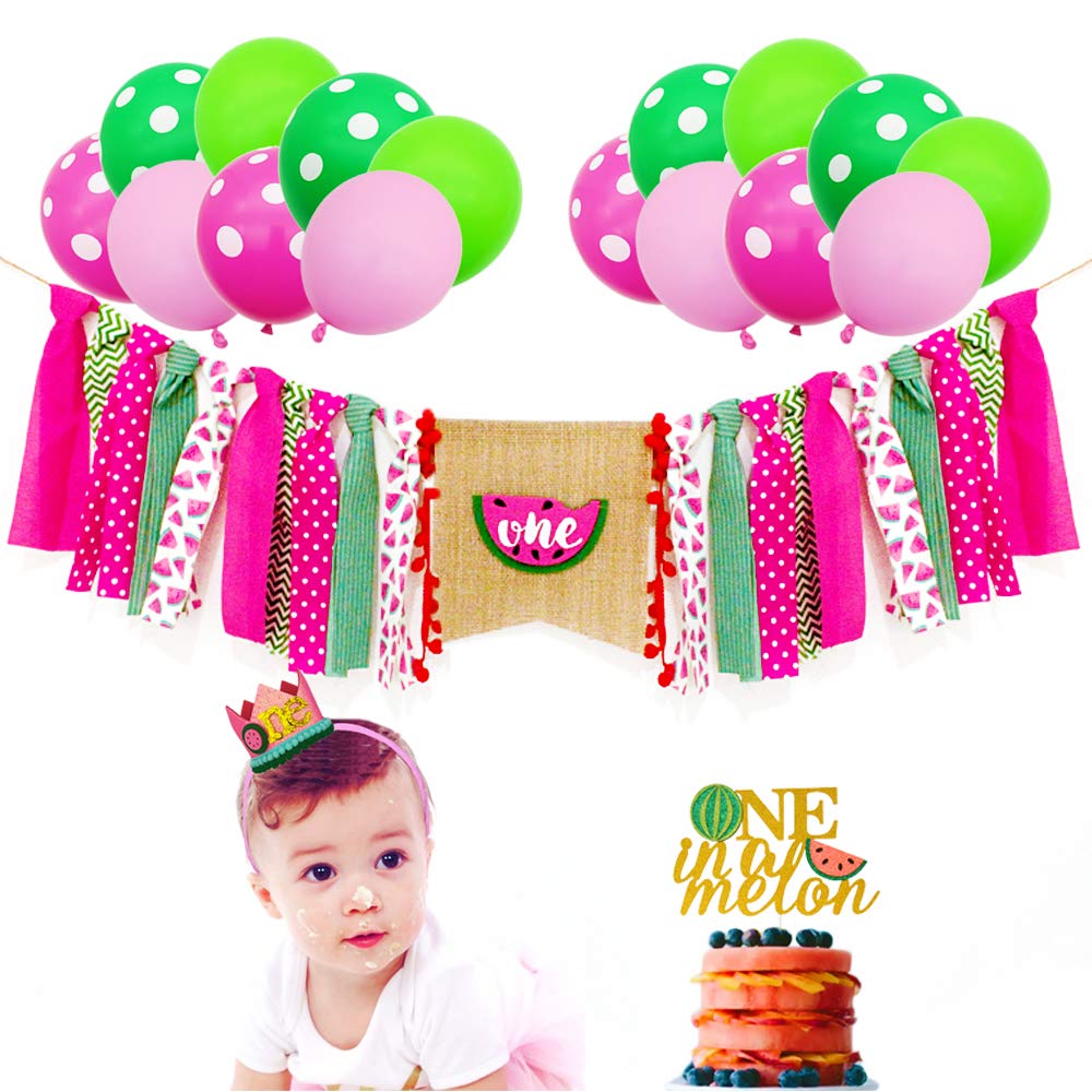 Best one in a melon high chair banner