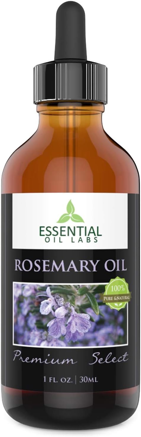 Rosemary Oil - Highest Quality 1 Ounce Bottle with Glass Dropper