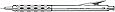 Pentel Graph Gear 1000 Automatic Drafting Pencil, 0.5mm Lead Size, Brushed Metal Barrel, 1 Each (PG1015A)