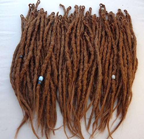 Full Kit of Light Auburn Custom Dreadlock Extensions