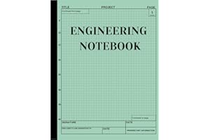 Engineering Notebook: 100 Pages Grid Format, Engineer Lab Quadrille Graph Paper ,Math, Engineering Math Physics ,Space Science Technology, Graph Paper ... Student, Architect, Scientist, Designer