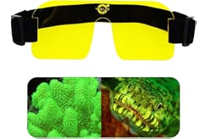 TONELIFE Fluoro Diving Flashlight Kit Yellow Fluorescence Filter Underwater Fluoro Mask Diving Filter Nightsea Mask Filter Ye