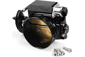 MUGE RACING 102mm Throttle Body Assembly with TPS IAC Throttle Position Sensor for Chevy LSX LS LS1 LS2 LS3 LS6 LS7 Black