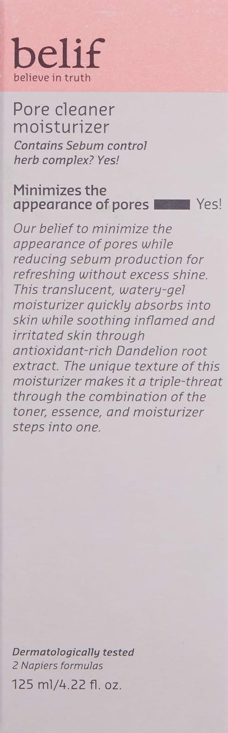 pore cleaner moisturizer