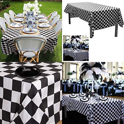 6 FONBALLOON+PARTY+Checkered+Racing+Table