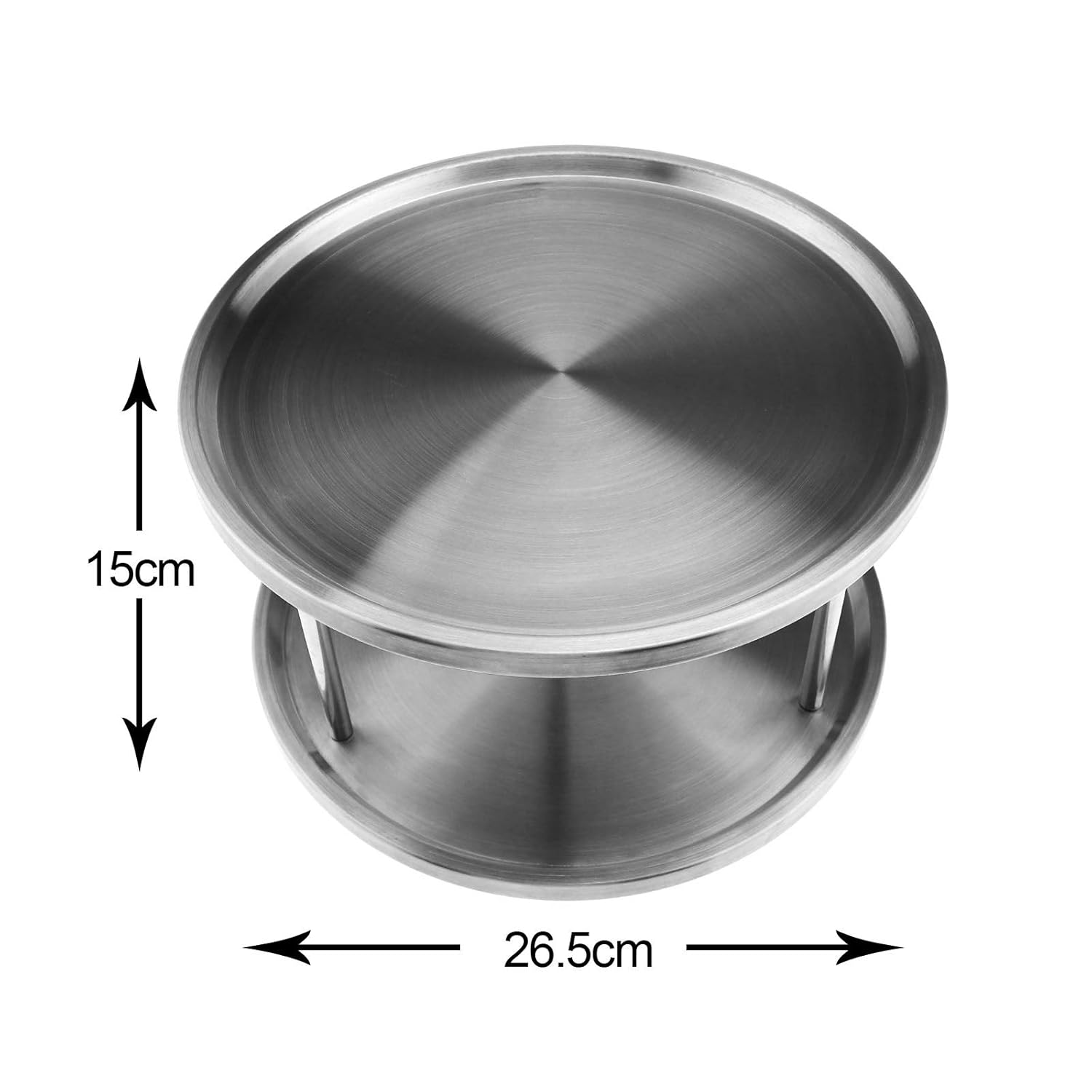 OTOTEC - 2 Tocadiscos de Acero Inoxidable con Giro de 360 Grados ...