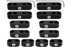 The Lord of the Tools 12Pcs Spark Plug Wire for 7MM 8MM Separator Car Ignition Cable Separators Ignition Cable Separators Hol