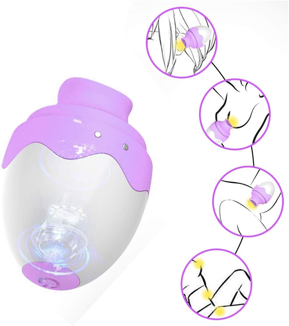 Tongue Vibrate Toy, Oral Tongue Simulator, Waterproof 30-Frequency Vibration Wand, Multi Speed Cli,torial Sucking Toy Six Toy for Women