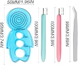Lmyzcbzl Paper Quilling Tools Set 6 Pcs Flower Rolling Slotted Needle Pen DIY view 2