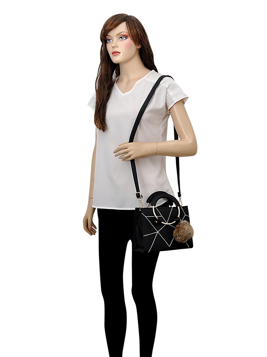 mark & keith women black handbag(mbg 0487 bk)
