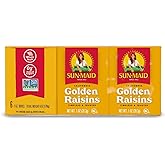Sun-Maid Natural California Golden Raisins (6 Count , Pack of 1)