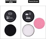 DUcare 2Pcs Makeup Brush Cleaner Set with Solid Soap & Color Removal Sponge view 4