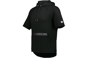 Russell Athletic Legend Tech Fleece Hoodie - Warm, Breathable Cage Jacket with Pocket - Outdoor & Everyday Comfort!