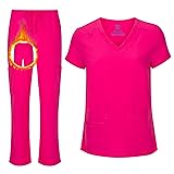 ACTIVE UNIFORMS Women's Cool Stretch V-Neck Top and
