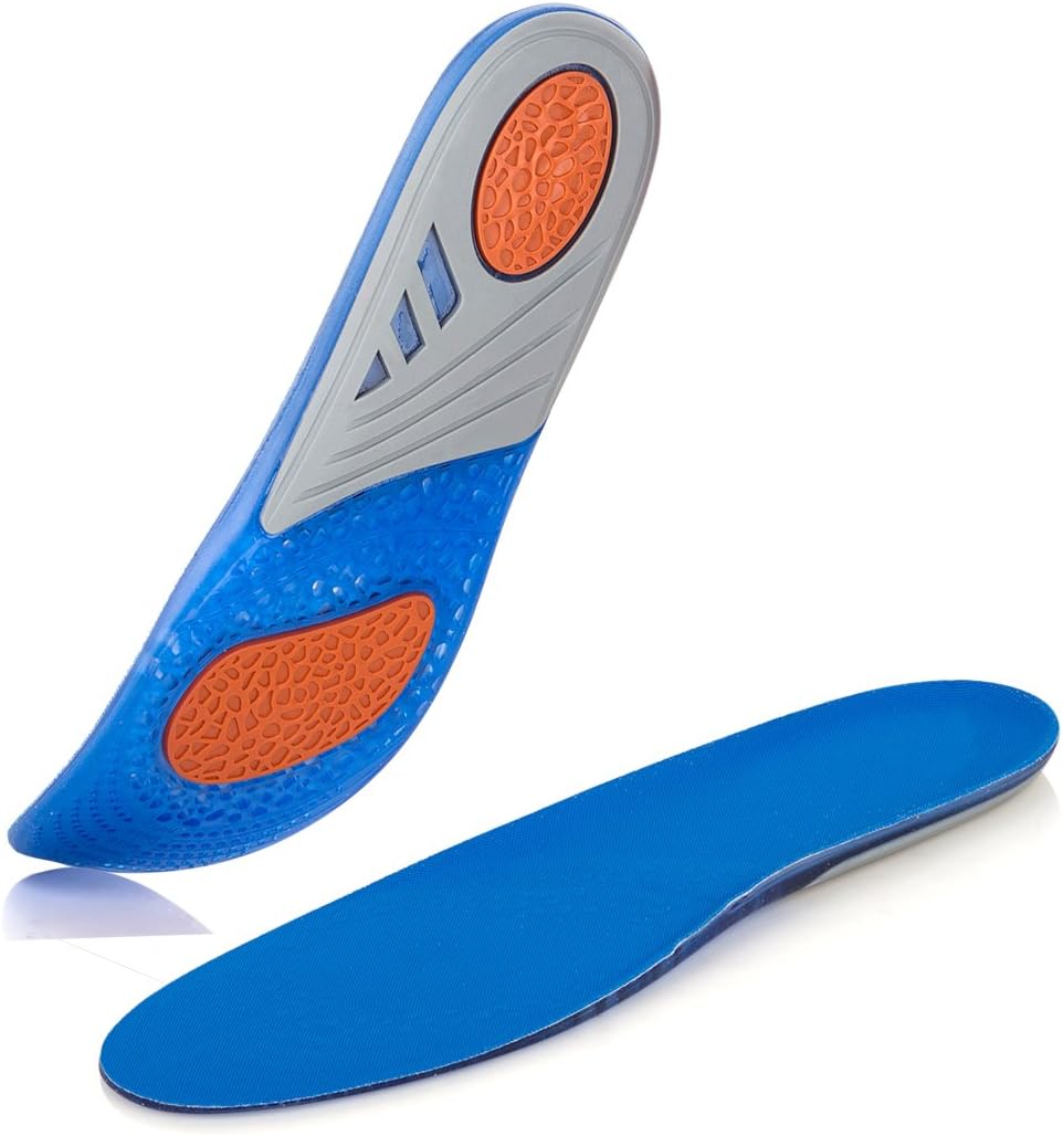 Heeku Best Comfort and Sports Outdoors Massaging Gel Shoe Insoles Inserts for Men and Women in 2017