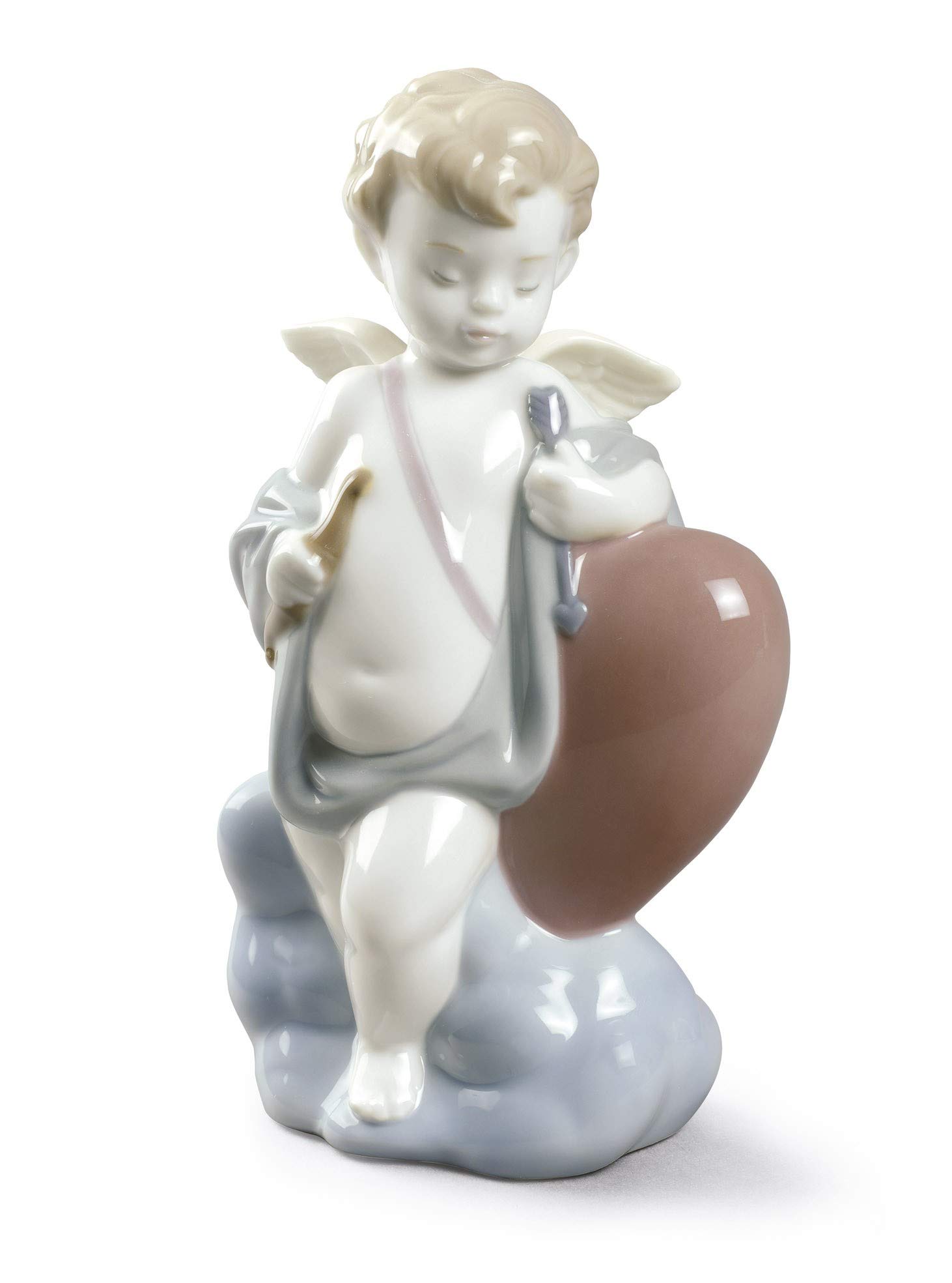 Nao Cupid, Porcelain, Multicolored