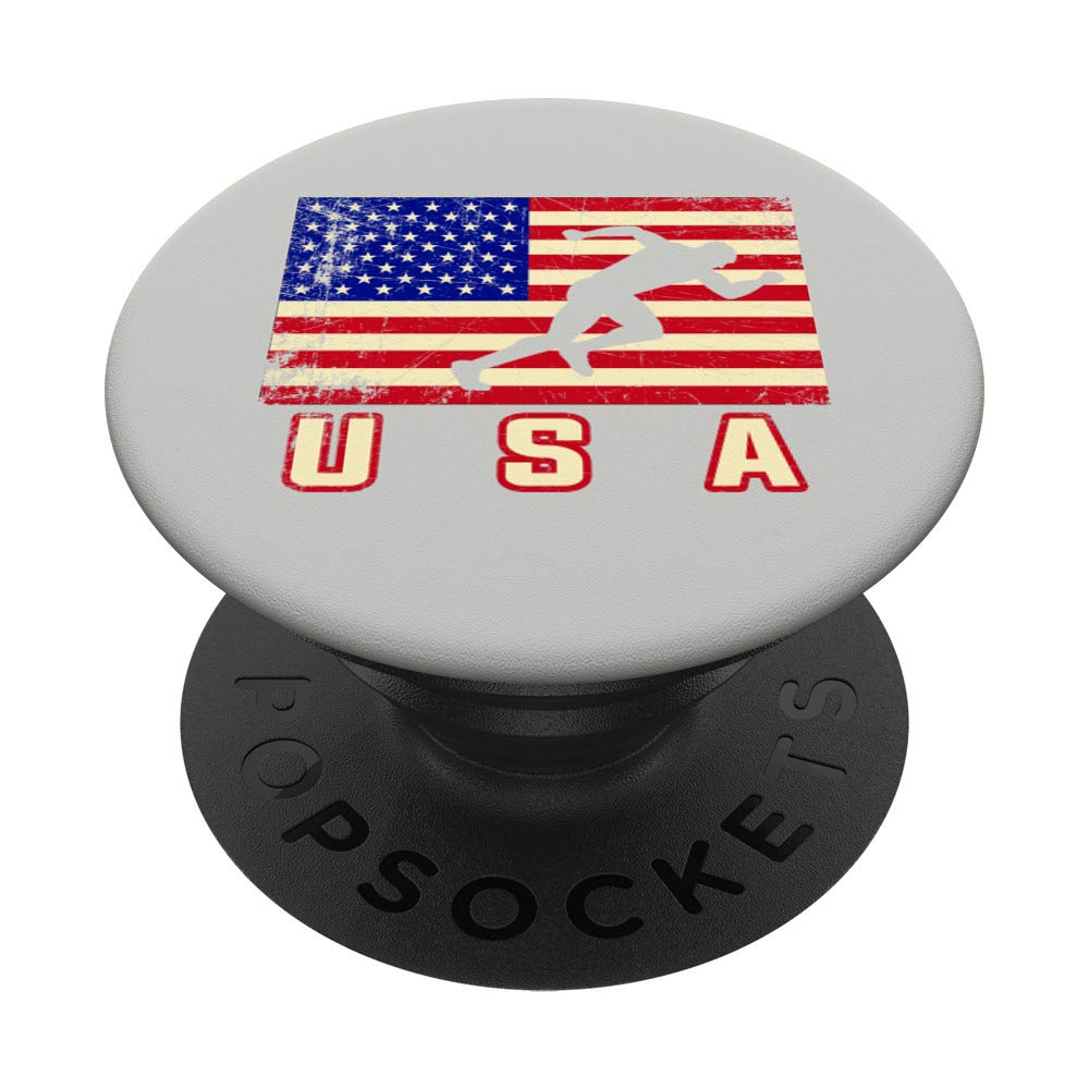 American Flag Track & Field - Cute Field Running
