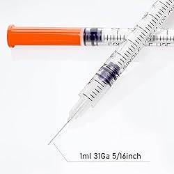 U-100 1ml 31 Gauge 5/16" Syringe, Individually