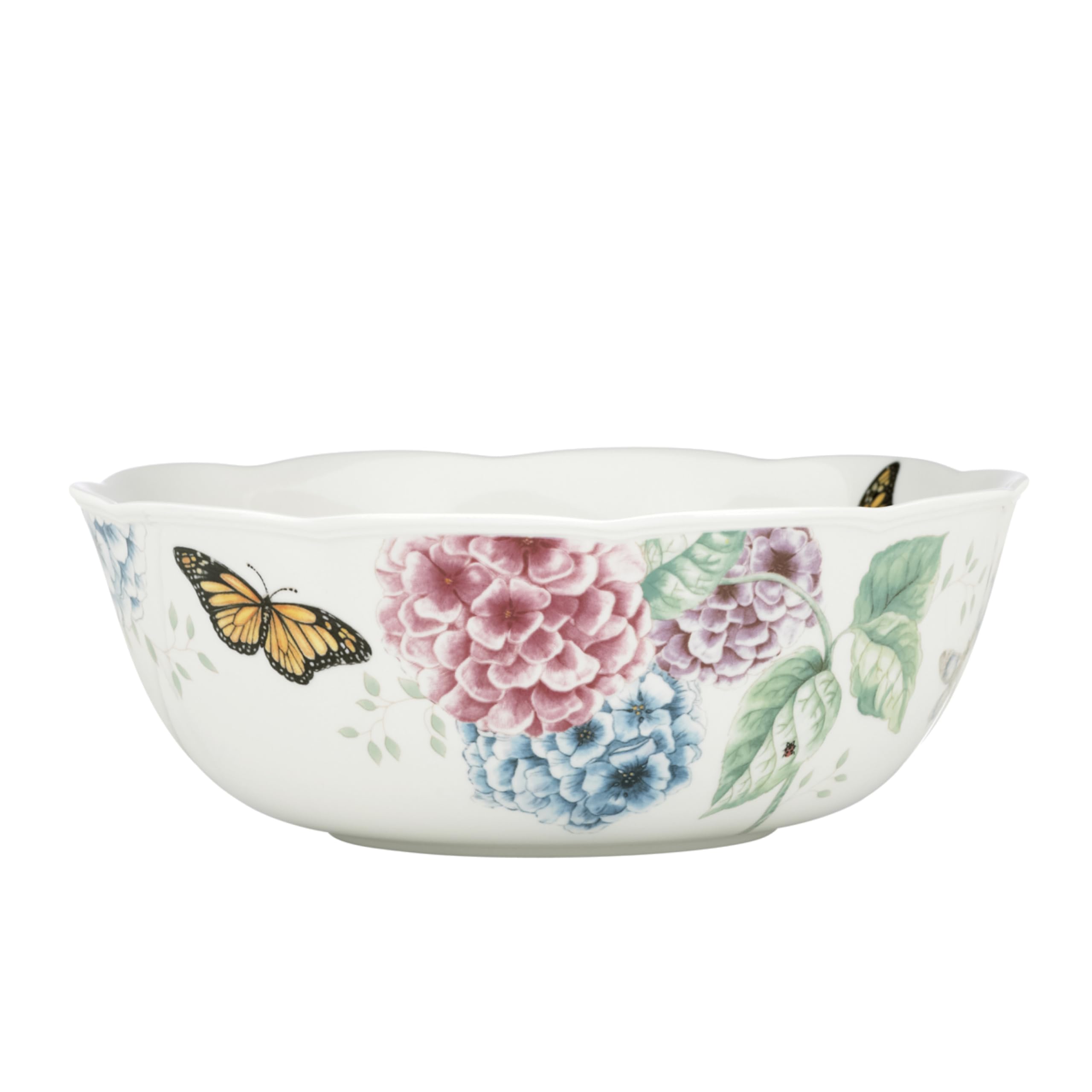 Lenox Papillon Meadow Hydrangea Plate