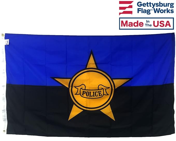 3x5' Police Law Enforcement Remembrance Flag, Durable All