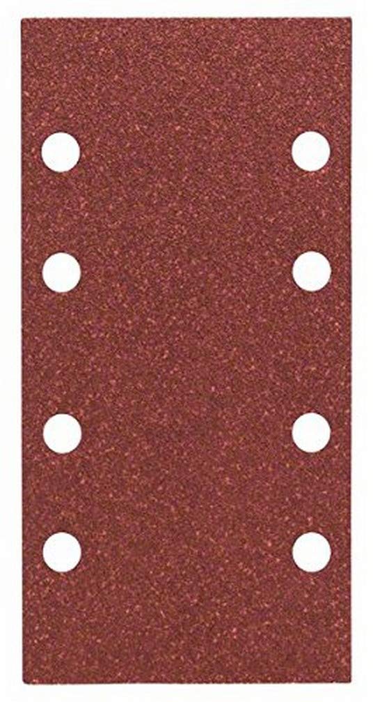 BOSCH 2608605304 10-Piece Sanding Paper Set for Wood 93 x 186 mm P80 Grit