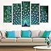 Modern Landscape Peacock Canvas Print Wall Art for Home Decor No Frame