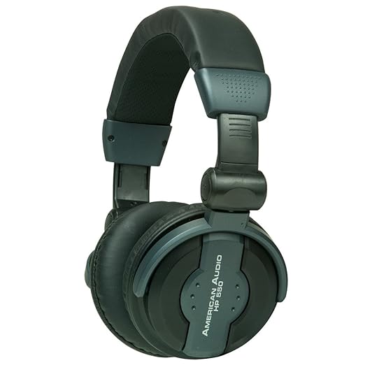 title=American Audio HP 550 Black Cuffie Tradizionali