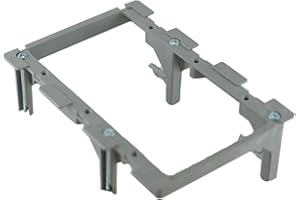 ON-Q Legrand - OnQ Low Voltage Bracket, 3 Gang Low Voltage Mounting Bracket for Triple Gang Openings, Swing Bracket, Metallic, AC101003