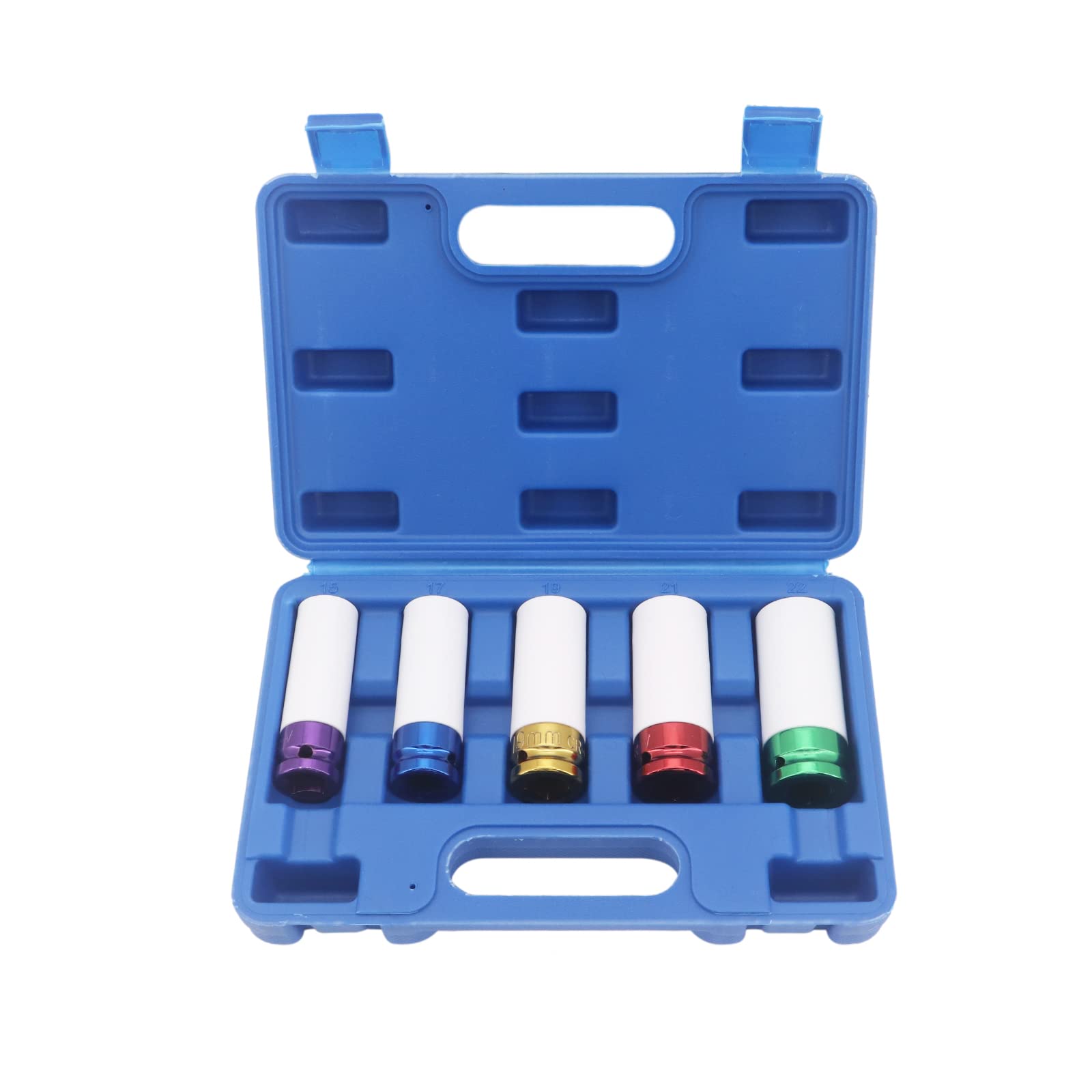 Yuhtech 1/2 Inch Socket Wrenches Wheel Nut Machine Impact Sockets Protect Rims Car Repair Tools