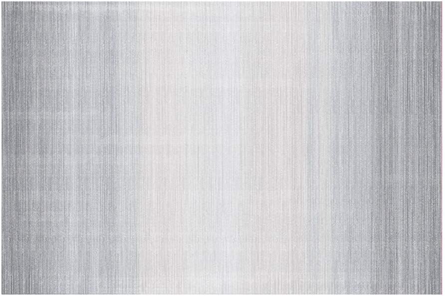 Bright Gradient Area Rug - Faded Abstract Modern Carpet - Abstract Stripe Lines Contemporary Soft Plush Woven Rectangular Area Carpet,White,1.6×2.3m