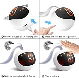 Migipaws Interactive Cat Ball Toy Set Fun Tracker Rechargeable White view 6