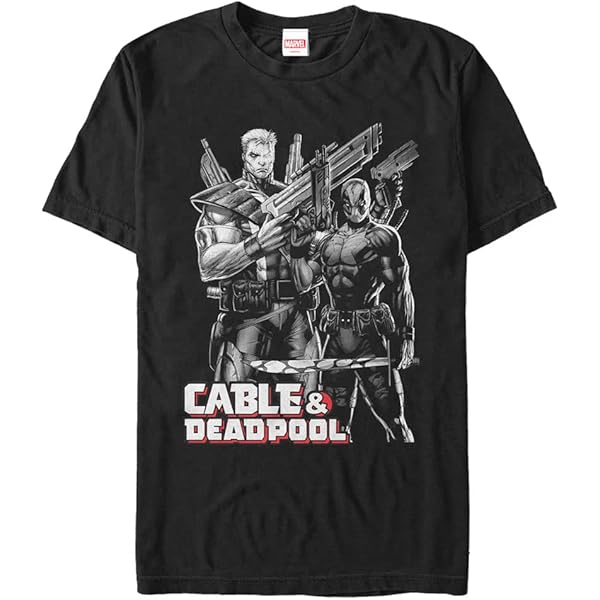 Marvel Big & Tall Classic Team Deadpool Men's Tops Short