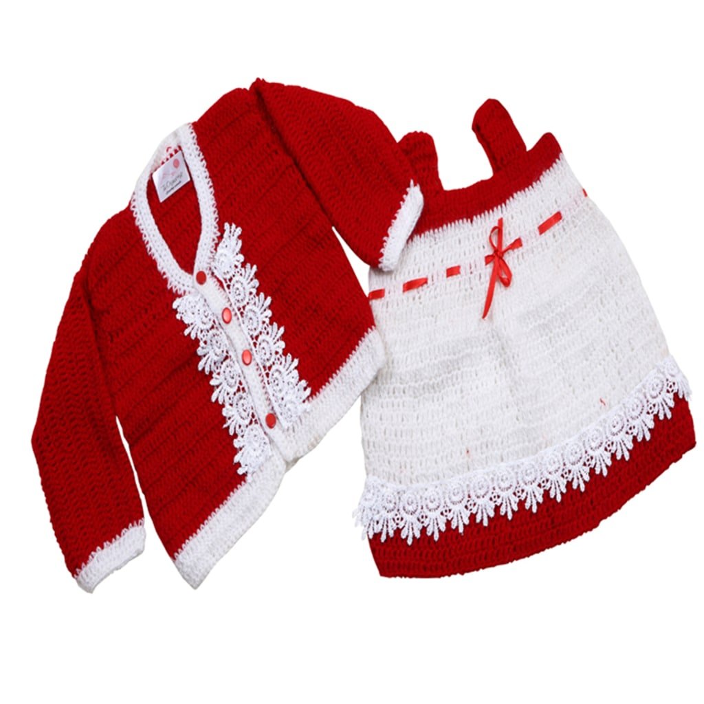 baby frock with shrug