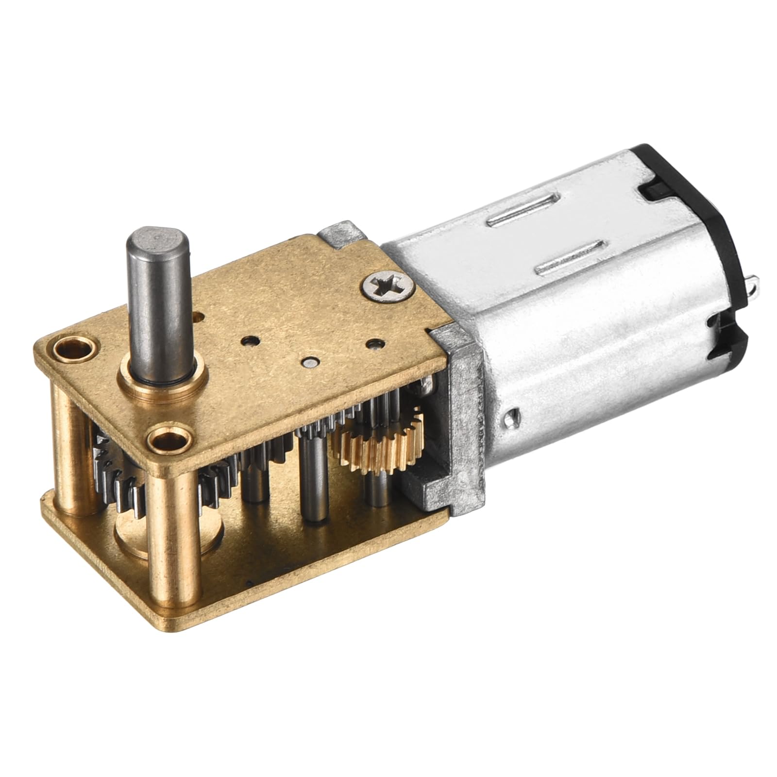 DMiotech 12V 136RPM Rated Torque 4.7 Output Shaft Length 8mm Micro DC Speed Reduction Motor Mini Metal Gearbox Motor for RC Car Robot Model DIY RC Toys Engine