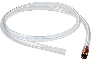 The Original Safety Siphon 10 Foot Hose For Gasoline And More - 1" Valve Siphon Pump - Use for Cars, Boats, Mowers - Self Priming Pump Transfers 3.5 Gallons per Minute - FDA Food Grade for Home Brews