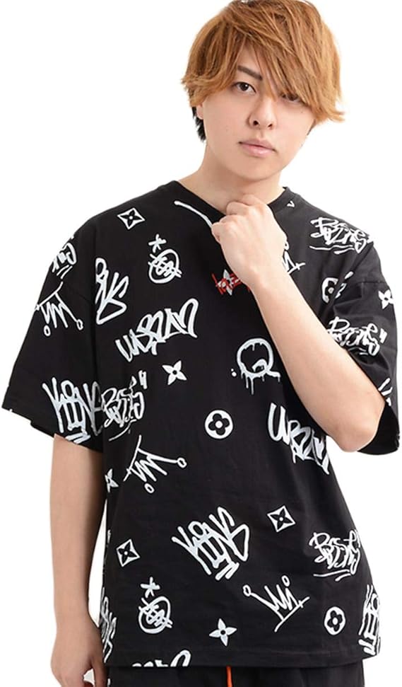 Amazon Tシャツ 半袖 ビッグt ビッグtシャツ オーバーサイズ ビッグシルエット 大きめ カットソー トップス メンズ レディース ペアルック カップル お揃い ペア 韓国 ファッション プリント ロゴ Tシャツ カットソー 通販