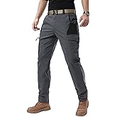 LEDUNTINO Hiking Pants for Men Tactical Pants Lightweight Work Cargo Pants Water-Resistant Quick-Drying Outdoor Apparel