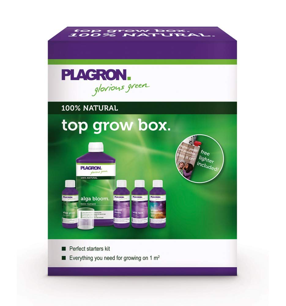 Plagron 1 m² Top Grow Box Natural Alga Planter (Rectangular, Indoor, Tabletop, 0.5 cubic meters, Modern, 1 piece, 2.02 kg, 1 level, Not Assembly Required)