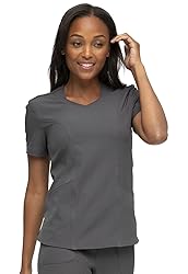 HeartSoul Women Scrubs Top V-Neck Break On Through