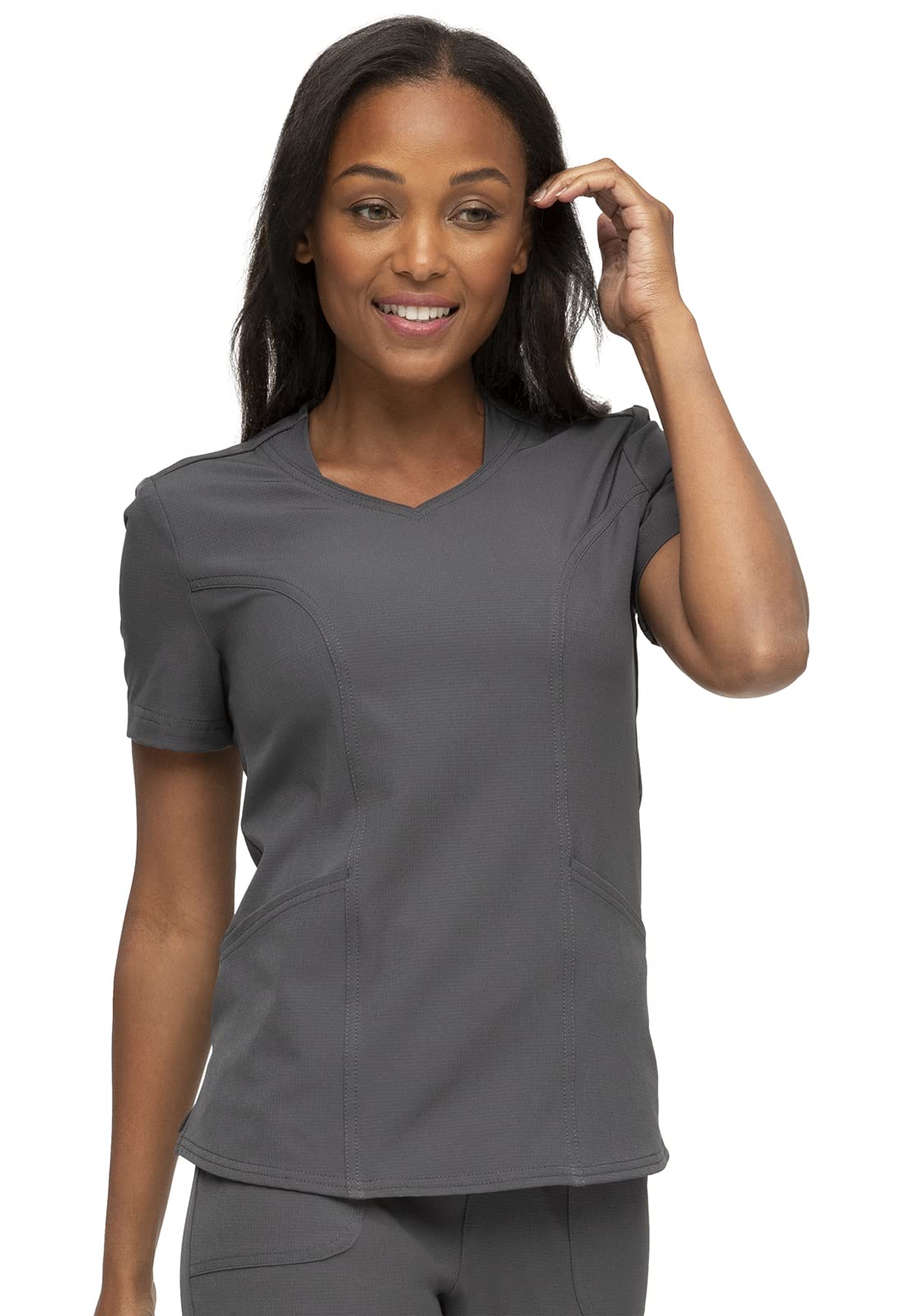 HeartSoul Women Scrubs Top V-Neck Break On Through
