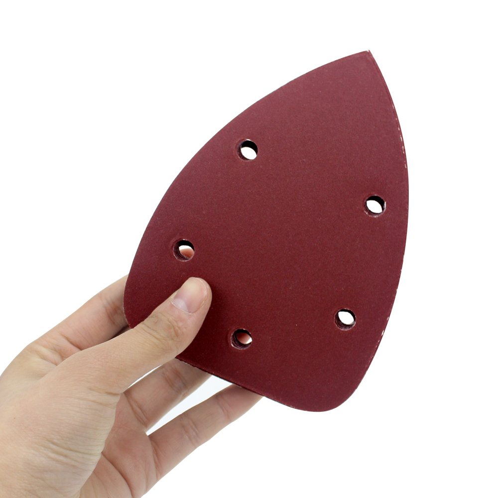 Coceca Mouse Detail Sander Sandpaper Sanding Paper Assorted 40 80 120 180 240 Grits (50pcs Mouse Sandpaper) - - 