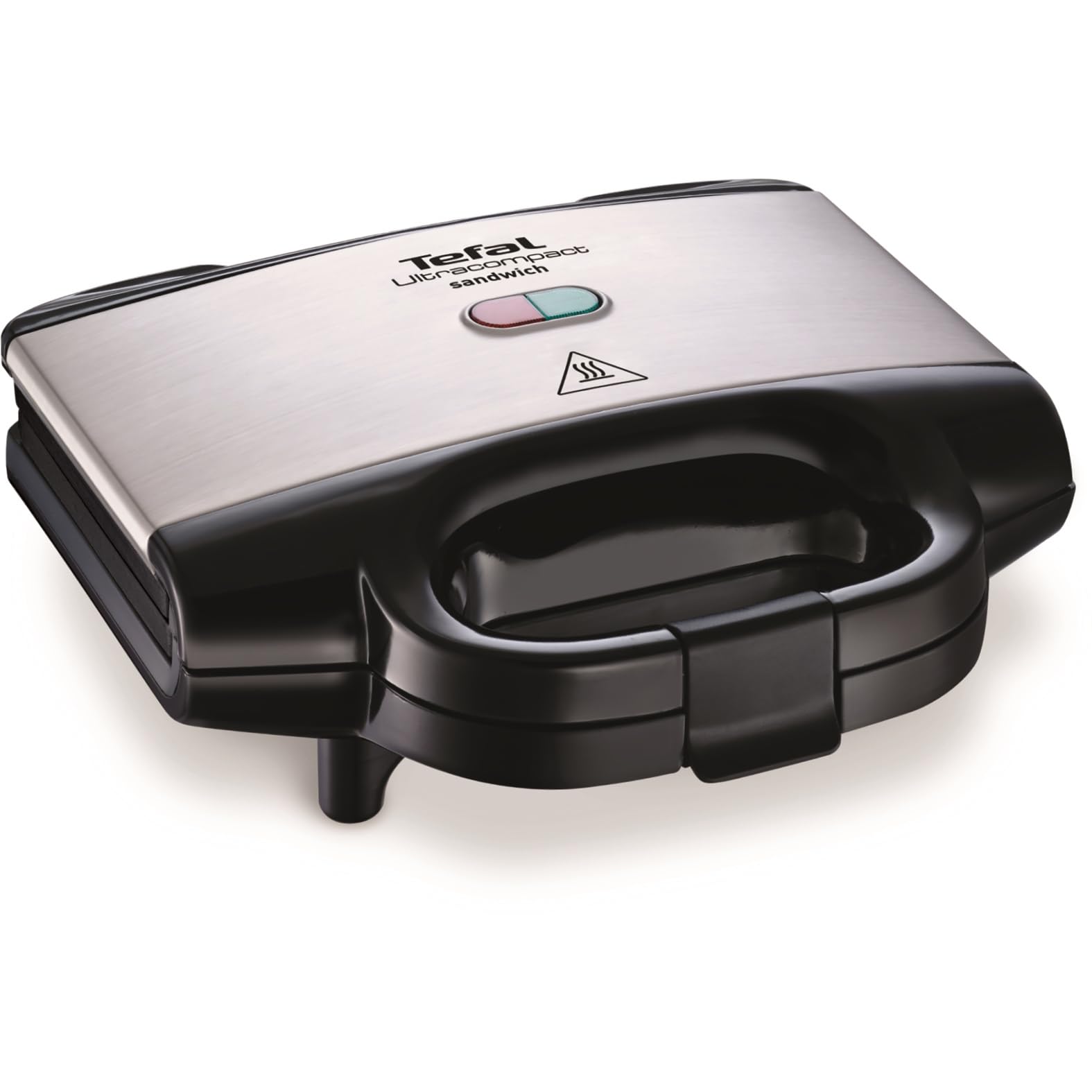 Tefal Sandwichmaker für knusprige Dreiecks-Sandwiches, Antihaft-Platten kein Anbrennen, wärmeisoliert sicher zum Anfassen, vertikale platzsparende Aufbewahrung, Kontrollleuchte, Sandwichtoaster Grill