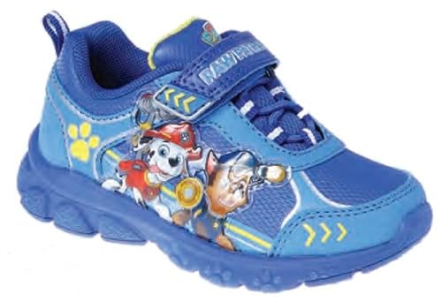 Paw Patrol Nickelodeon Boy's Light Up Shoes (7 M US Toddler, Blue