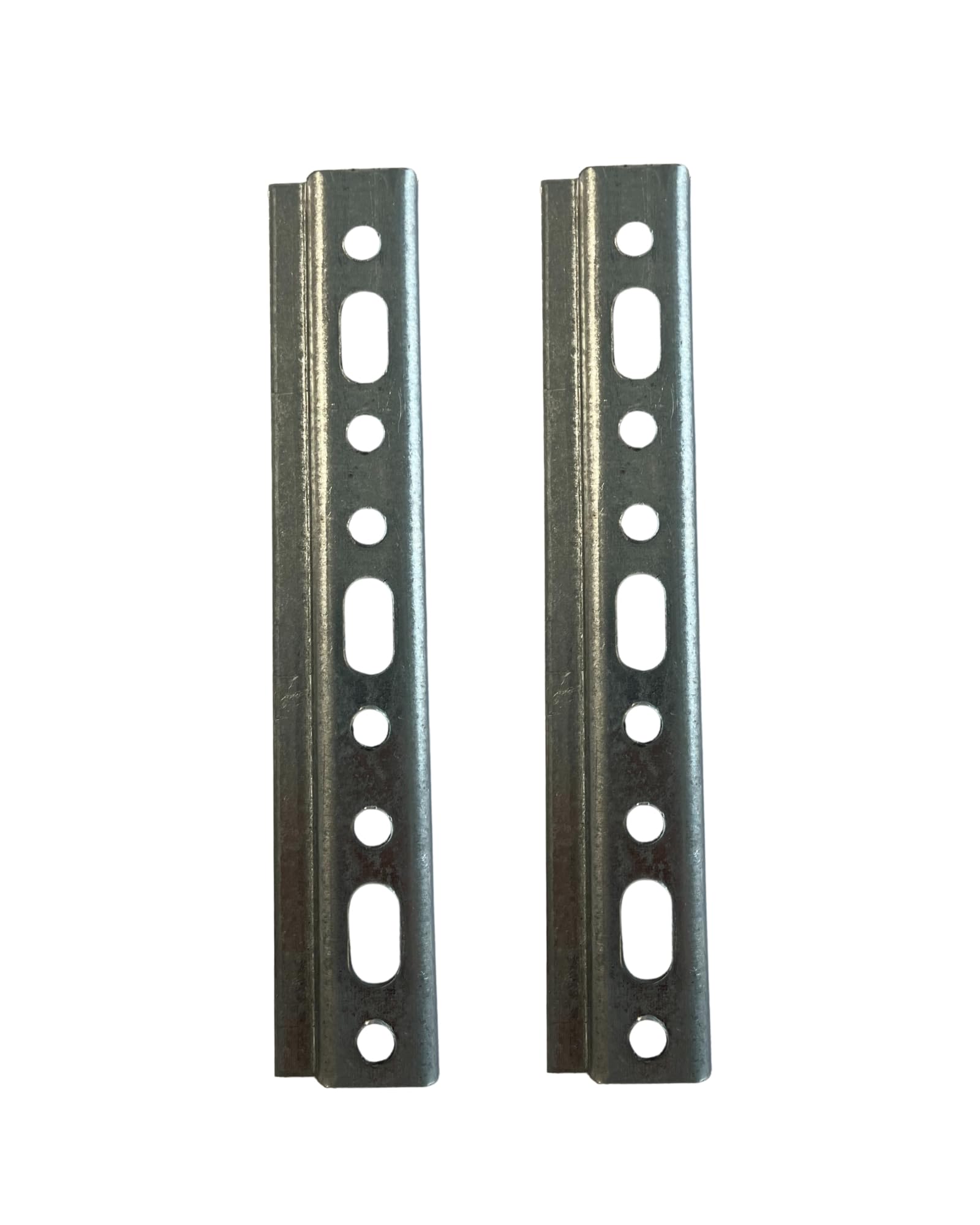 Gedotec H10323 Galvanised Steel Cabinet Hanger | 2 Pieces of Cabinet Brackets to Screw Length 15.8 x 2.5 cm | Furniture Hanger | Metal Hanging Rail | Stable Cabinet Support — image 1