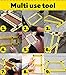 Angle Ruler & Multi Angle Measuring Ruler (including Pouch, Gloves & Carpenter Pencil) Template Tool Great for Your Tool Box, All Angles and Forms| Best for Laying Floor, Easy Right Maxform