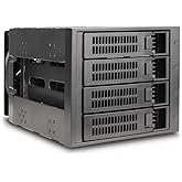 Rosewill Internal Hard Drive Enclosure - 3 x 5.25 to 4 x 3.5 Hot-Swap Enclosure - SATA I/II/III/ &amp; SAS HDD - RSV-SATA-Cage-34