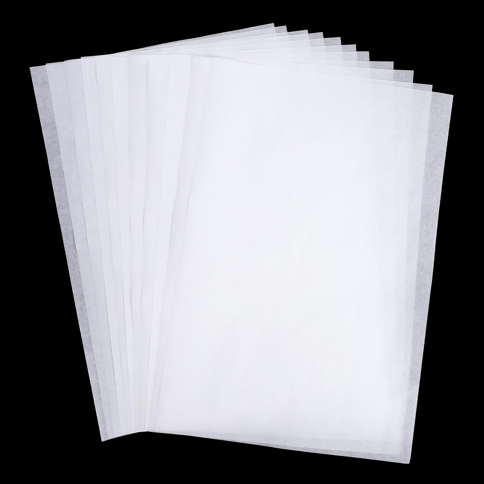 50 Pcs Fuse Beads Ironing Paper - 11.8x7.87 Inch Square Clear Thermostability Ironing Papers - Fuse Bead Accessories for Beads Craft